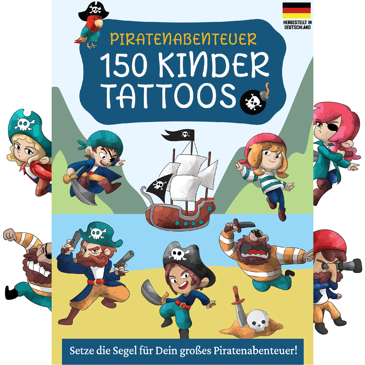 Piratenabenteuer: 150 Kindertattoos  