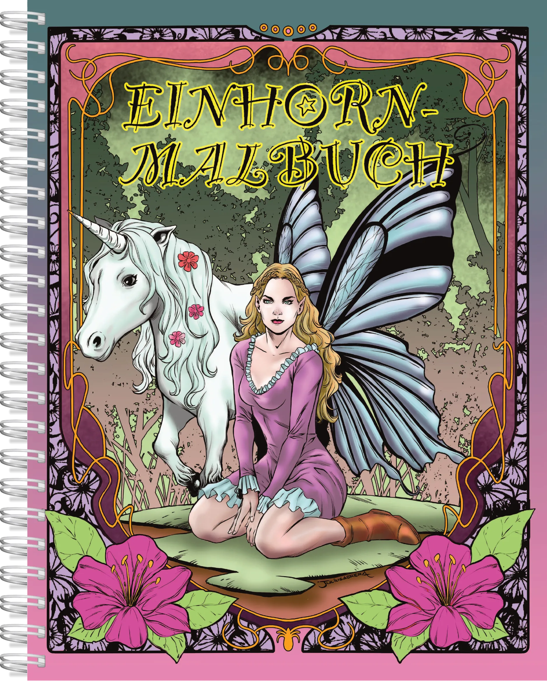 Unicornio Libro para Colorear a partir de 8 años