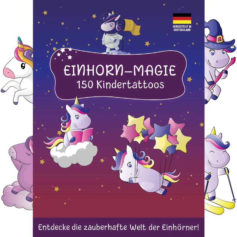 Einhorn-Magie: 150 Kindertattoos