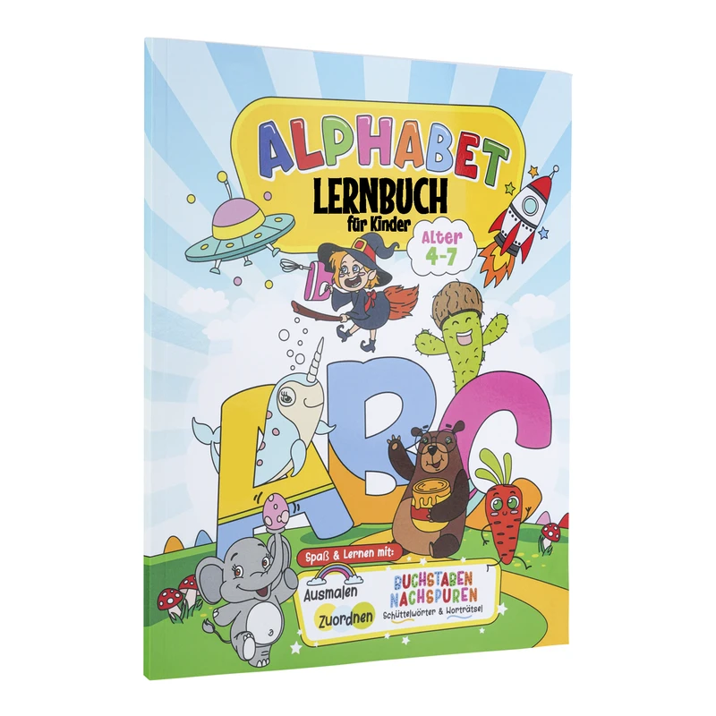Alphabet-Lernbuch von 4-7 Jahren